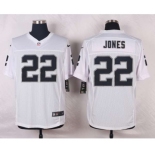 nike nfl jerseys oakland raiders #22 jones white[Elite]