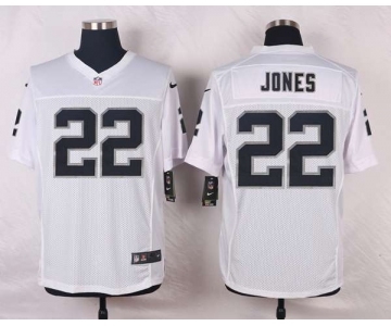 nike nfl jerseys oakland raiders #22 jones white[Elite]