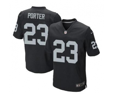 nike nfl jerseys oakland raiders #23 porter black[Elite][porter]