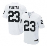 nike nfl jerseys oakland raiders #23 porter white[Elite][porter]