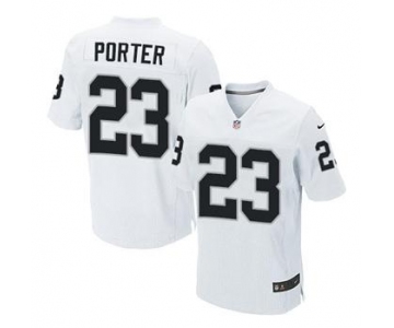 nike nfl jerseys oakland raiders #23 porter white[Elite][porter]