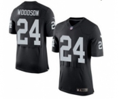 nike nfl jerseys oakland raiders #24 woodson black[2015 new Elite][woodson]