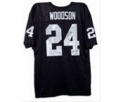 nike nfl jerseys oakland raiders #24 woodson black[Elite signature]