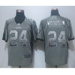 nike nfl jerseys oakland raiders #24 woodson grey[Elite drift fashion][woodson]