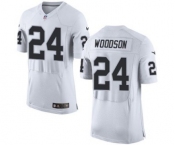 nike nfl jerseys oakland raiders #24 woodson white[2015 new Elite][woodson]