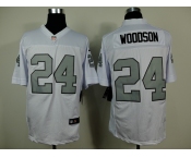 nike nfl jerseys oakland raiders #24 woodson white[Elite grey number]