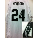 nike nfl jerseys oakland raiders #24 woodson white[Elite signature]