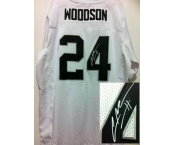 nike nfl jerseys oakland raiders #24 woodson white[Elite signature]