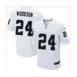 nike nfl jerseys oakland raiders #24 woodson white[Elite][woodson]