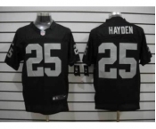 nike nfl jerseys oakland raiders #25 hayden black[Elite]