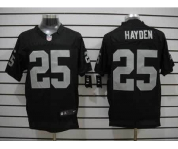 nike nfl jerseys oakland raiders #25 hayden black[Elite]