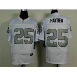 nike nfl jerseys oakland raiders #25 hayden white[Elite grey number]