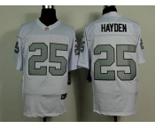 nike nfl jerseys oakland raiders #25 hayden white[Elite grey number]