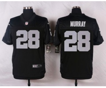 nike nfl jerseys oakland raiders #28 murray black[Elite]