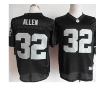 nike nfl jerseys oakland raiders #32 allen black[Elite]