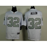 nike nfl jerseys oakland raiders #32 allen white[allen][Elite grey number]