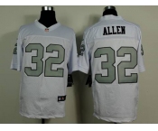 nike nfl jerseys oakland raiders #32 allen white[allen][Elite grey number]