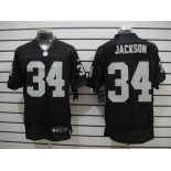 nike nfl jerseys oakland raiders #34 jackson black[Elite]