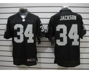 nike nfl jerseys oakland raiders #34 jackson black[Elite]