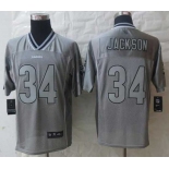 nike nfl jerseys oakland raiders #34 jackson grey[Elite vapor]