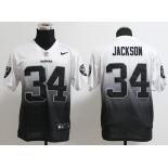 nike nfl jerseys oakland raiders #34 jackson white-grey[Elite drift fashion][second version]