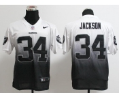 nike nfl jerseys oakland raiders #34 jackson white-grey[Elite drift fashion][second version]