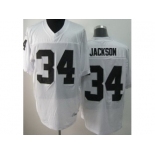 nike nfl jerseys oakland raiders #34 jackson white[Elite]