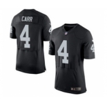 nike nfl jerseys oakland raiders #4 carr black[2015 new Elite]