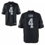 nike nfl jerseys oakland raiders #4 carr black[Elite]