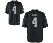 nike nfl jerseys oakland raiders #4 carr black[Elite]