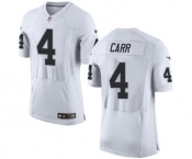 nike nfl jerseys oakland raiders #4 carr white[2015 new Elite]