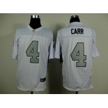 nike nfl jerseys oakland raiders #4 carr white[Elite grey number]