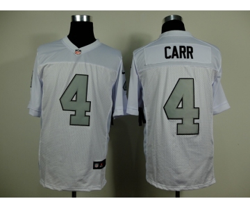 nike nfl jerseys oakland raiders #4 carr white[Elite grey number]