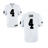 nike nfl jerseys oakland raiders #4 carr white[Elite]