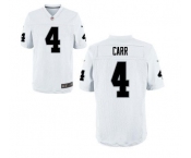 nike nfl jerseys oakland raiders #4 carr white[Elite]