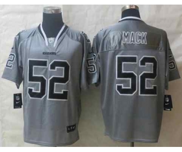 nike nfl jerseys oakland raiders #52 mack grey[Elite lights out]