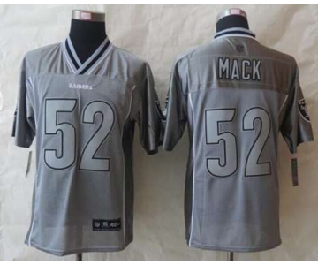 nike nfl jerseys oakland raiders #52 mack grey[Elite vapor]