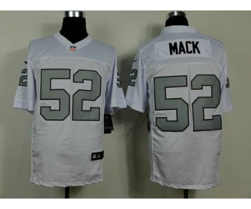 nike nfl jerseys oakland raiders #52 mack white[Elite grey number]