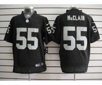 nike nfl jerseys oakland raiders #55 mcclain black[elite]