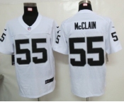 nike nfl jerseys oakland raiders #55 mcclain white[elite]