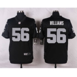 nike nfl jerseys oakland raiders #56 williams black[Elite][williams]