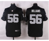 nike nfl jerseys oakland raiders #56 williams black[Elite][williams]