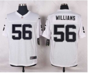 nike nfl jerseys oakland raiders #56 williams white[Elite][williams]