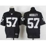 nike nfl jerseys oakland raiders #57 woddley black[Elite]