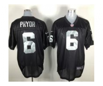 nike nfl jerseys oakland raiders #6 terrelle pryor black[elite]