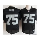 nike nfl jerseys oakland raiders #75 howie long black[Elite]