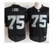 nike nfl jerseys oakland raiders #75 howie long black[Elite]