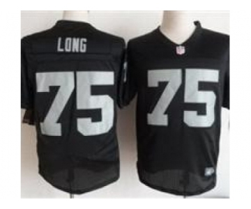 nike nfl jerseys oakland raiders #75 howie long black[Elite]