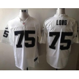 nike nfl jerseys oakland raiders #75 howie long white[Elite]