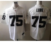 nike nfl jerseys oakland raiders #75 howie long white[Elite]